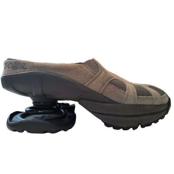 Z Coil Zueco Slip-On‎ Pain Relieving Mesh Orthotic Suede Comfort Clog Shoes SZ 8 - Picture 2 of 12